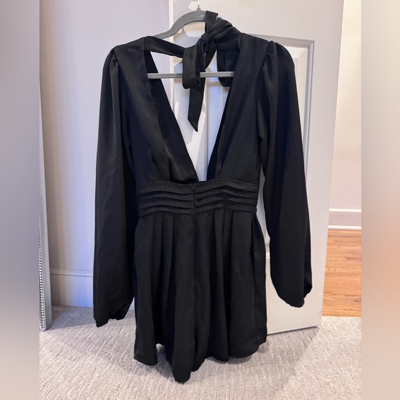 RESA Black Long Sleeve Dress - Picture 5 of 6